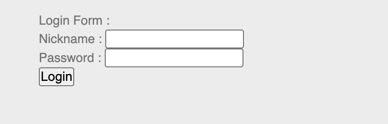 Login Form