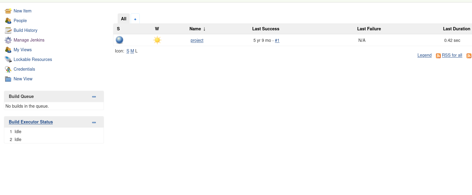 Jenkins Login Page