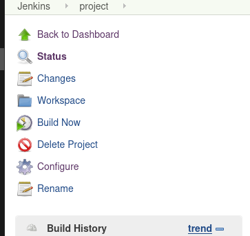 Build Now Button