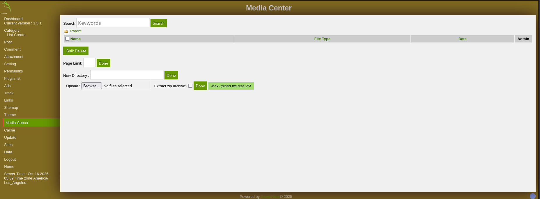 Media Access Tab