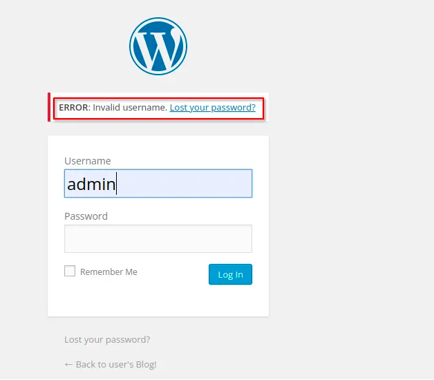 WordPress Login