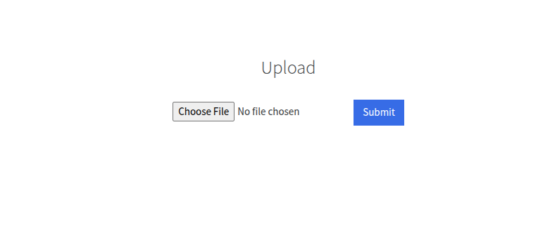 Upload Page